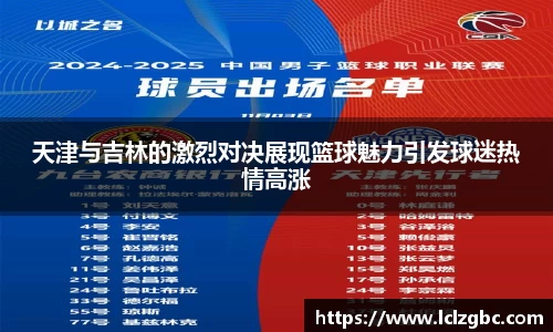 天津与吉林的激烈对决展现篮球魅力引发球迷热情高涨